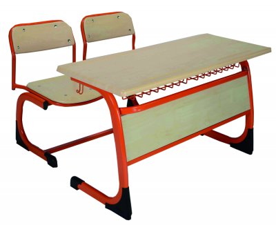 Double Desk Set (With Panel)